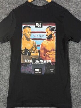 UFC 272 Colby Covington vs Jorge Masvidal Las Vegas Black T-Shirt M